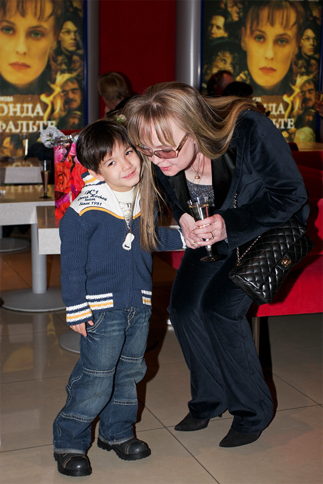 Наталья Белохвостикова с сыном Кириллом. 2007 г.