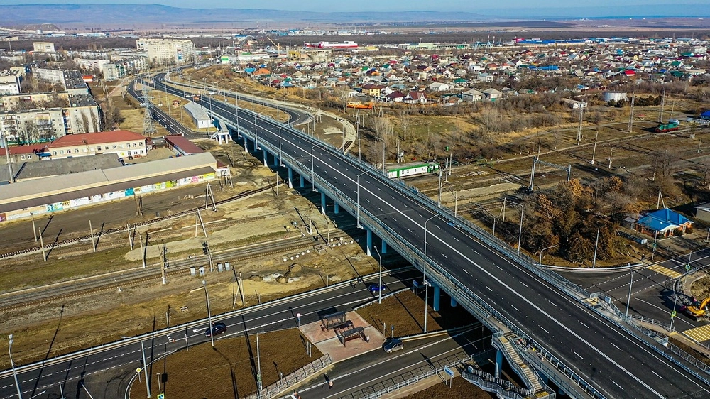 Новый путепровод в Невинномысске.