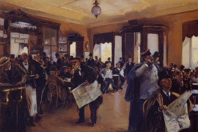 «У Доминика» (В. Е. Маковский, 1897)