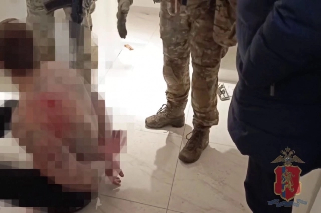 Задержанный за стрельбу.