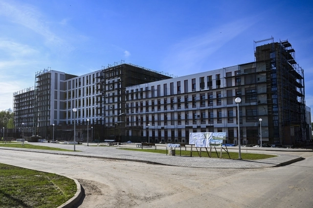 Строительство Бежецкой ЦРБ.