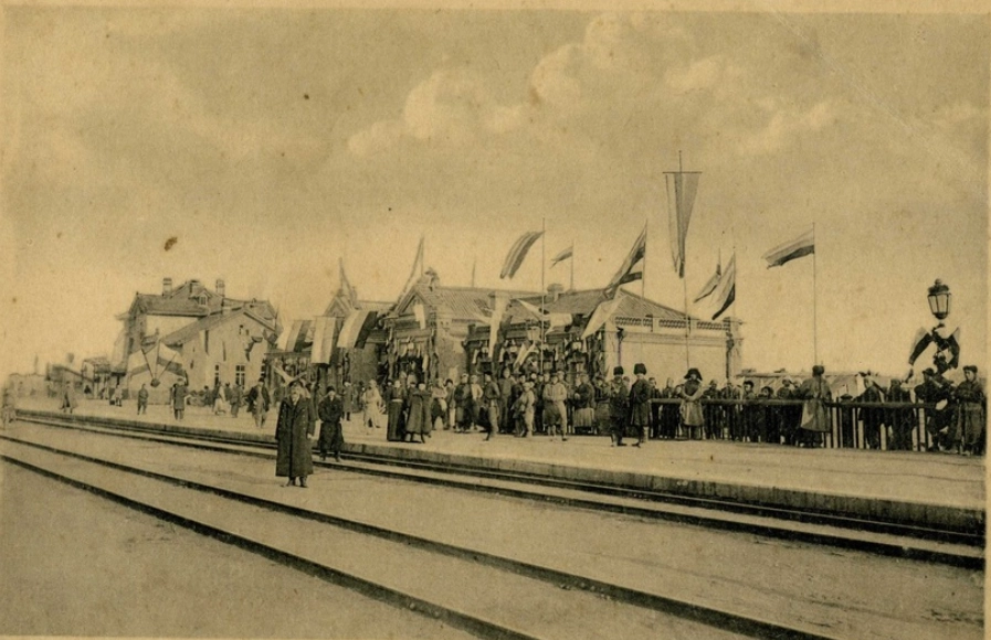 Станция КВЖД, открытая при Гродекове. 1900-е гг.