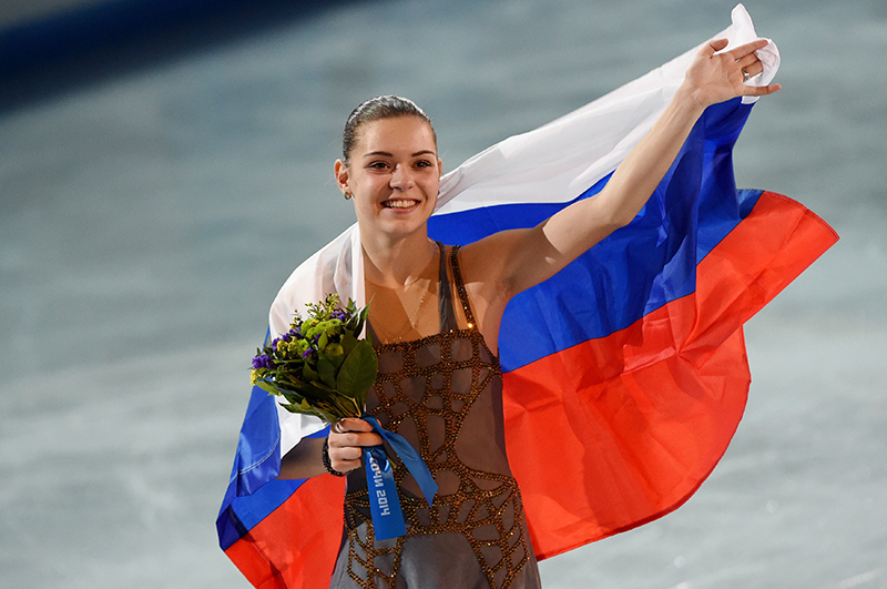 Аделина Сотникова - первая российская фигуристка-победитель Олимпийских игр