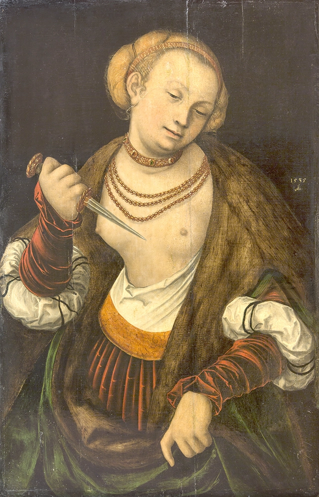 Благодаря самоотверженности сотрудников Горьковского художеcтвенного музея полотном Лукаса Кранаха Старшего «Лукреция» могут любоваться потомки. 