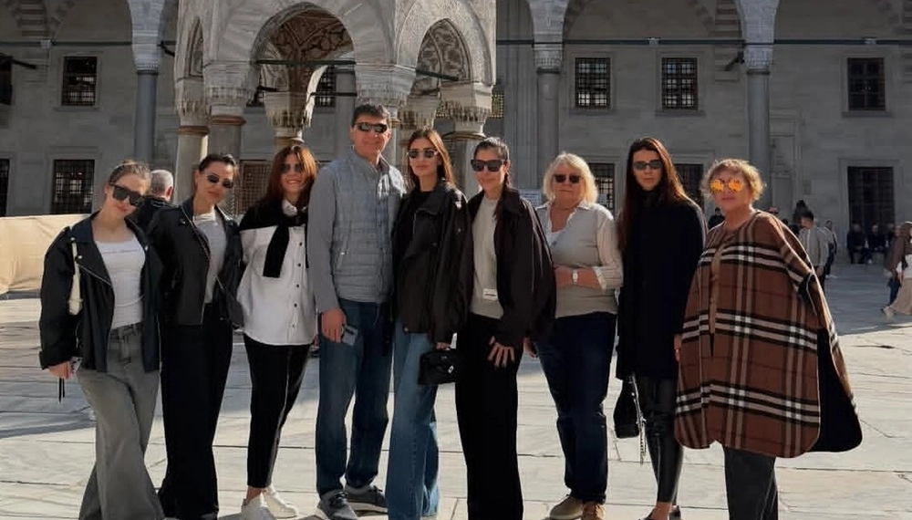 Анастасия Овечкина с семьей.