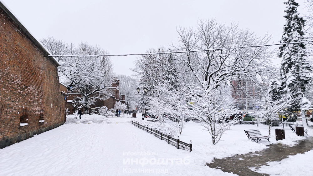 Снегопад, снег, зима