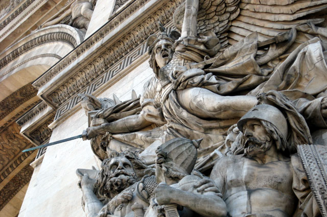 Скульптурная группа Франсуа Рюда на парижской Триумфальной арке Выступление волонтёров традиционно именуется Марсельезой 