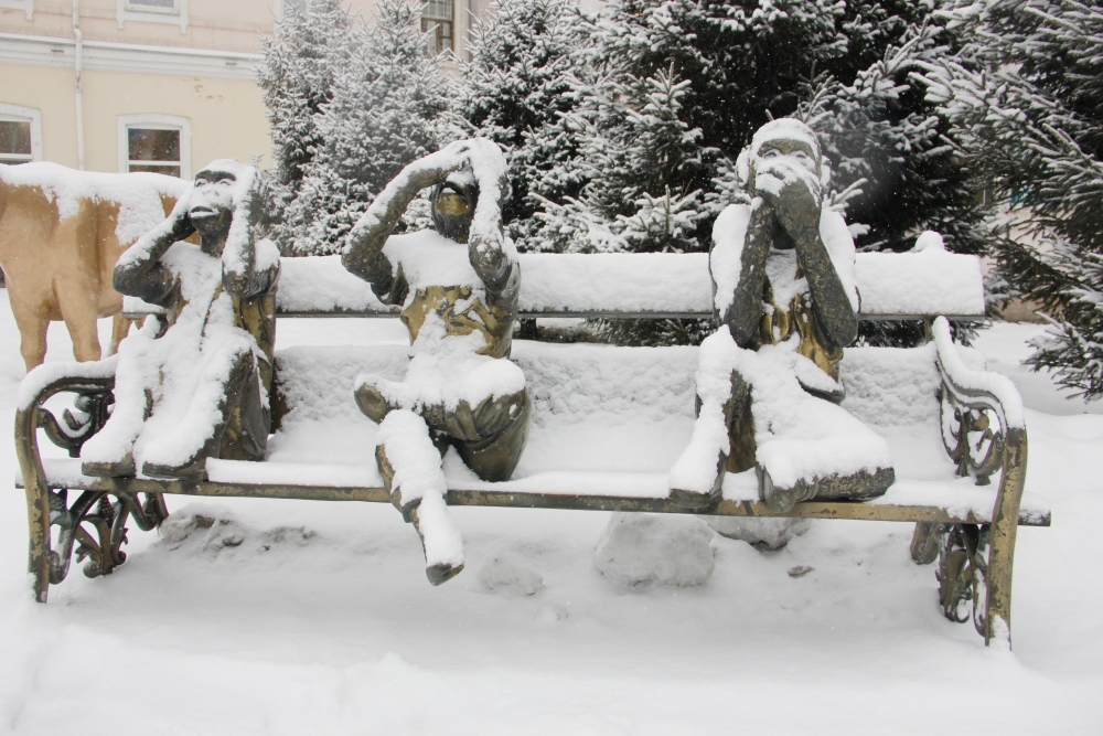 Зимний Иркутск прекрасен для прогулок.  