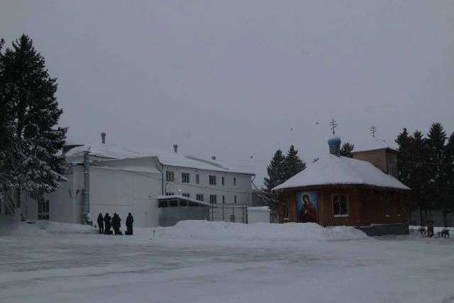 Территория исправительного учреждения.