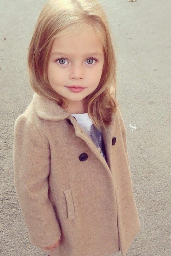 Анна Павага в детстве.