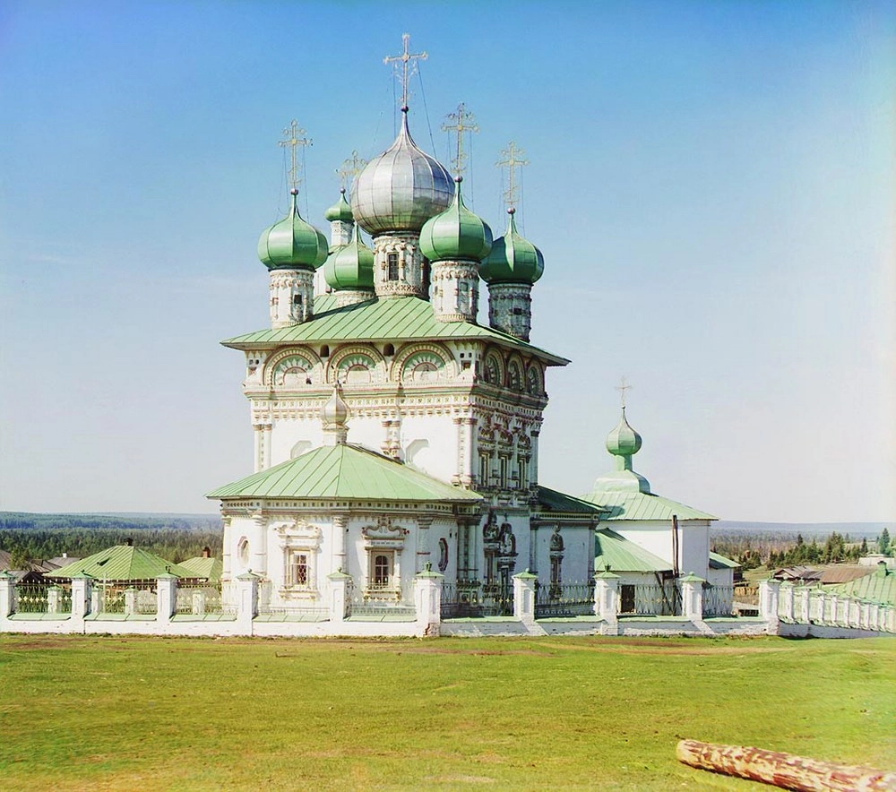 Старый храм во имя Св. Николая Чудотворца. Ныроб. 1912, май