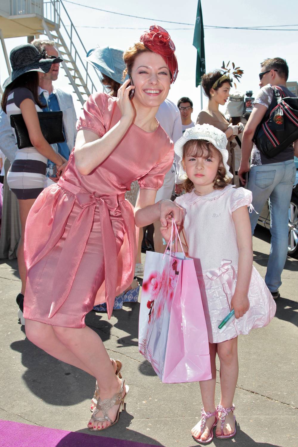Ольга Красько с дочерью Олесей, 2011 год.