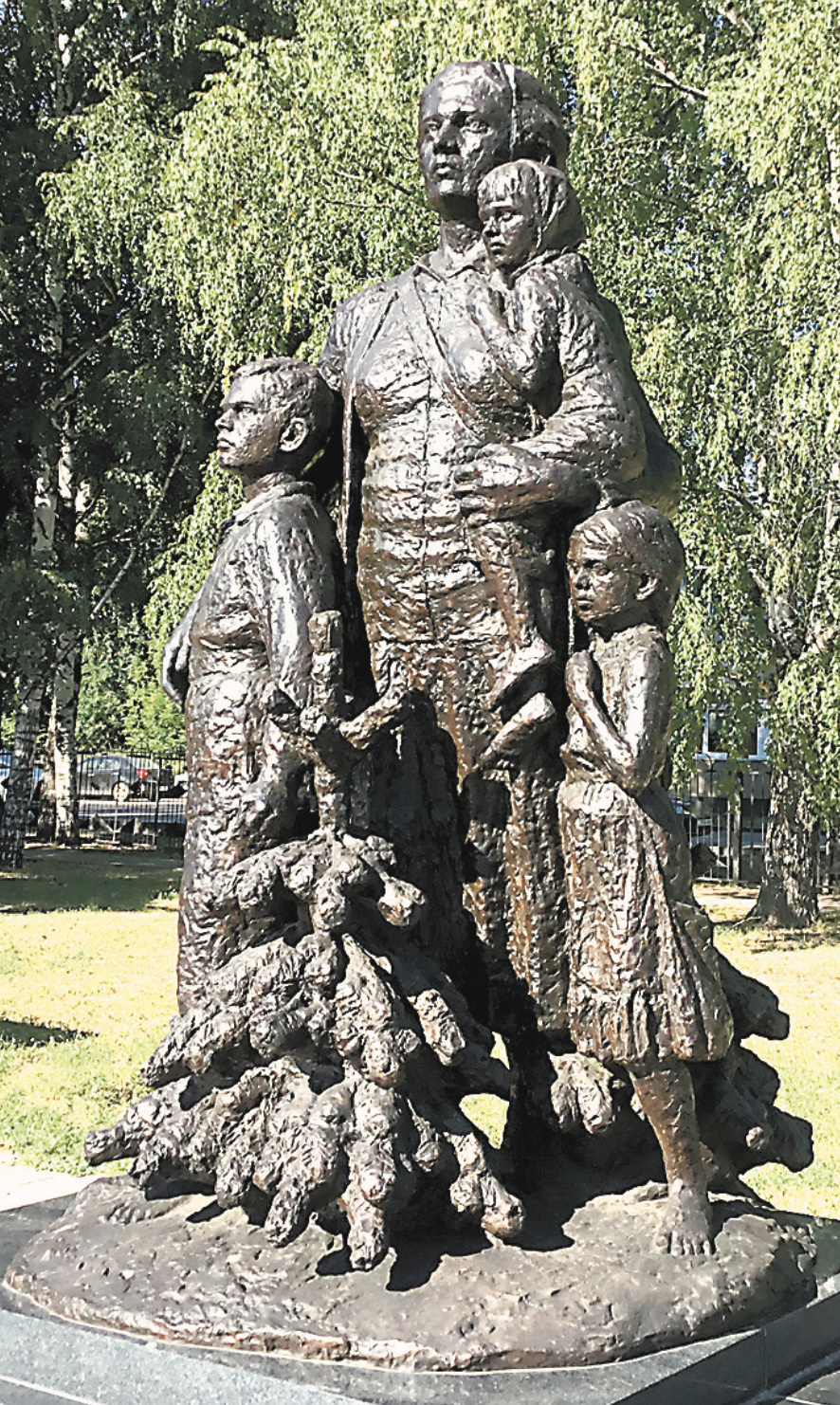 Памятник Матрёне Вольской  открыли в Городце в 2020 г.