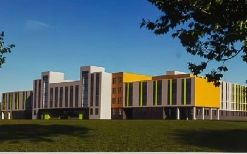 Проект новой школы в микрорайоне Тайфун в Калуге на 1125 учеников.