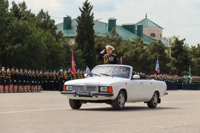 Парад Победы в Каспийске.