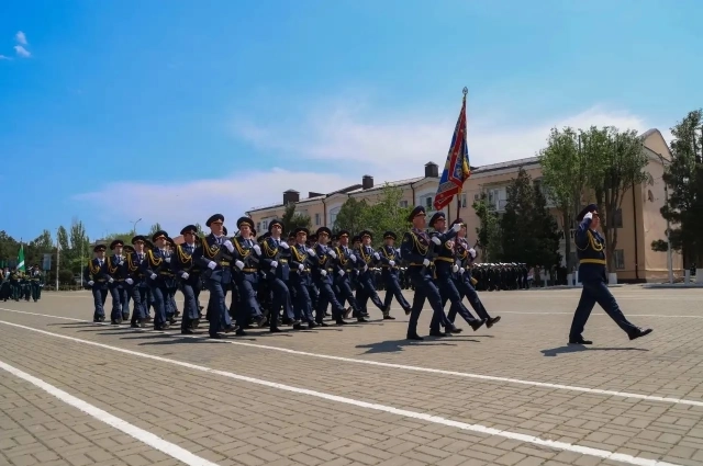 Парад Победы в Каспийске.