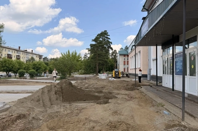 Летом активно ведётся благоустройство городских территорий