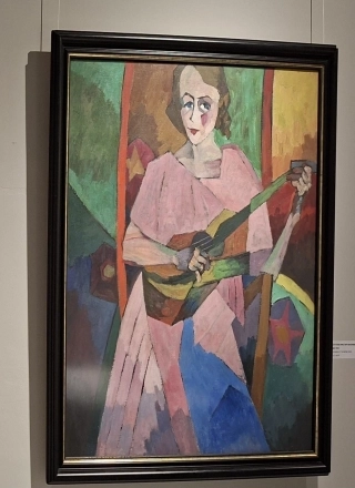 Аристарх Лентулов. Женщина с гитарой. 1913 год. Из собрания Госмузея ИЗО РТ.