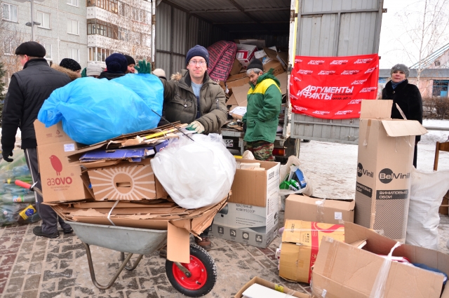 Омичи сдали более 1700 кг бумаги.