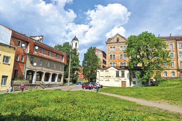 Жилые дома – памятники культурного наследия в Выборге – ждет реставрация. 