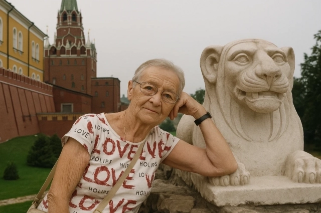 Нина Семёнова в Москве.