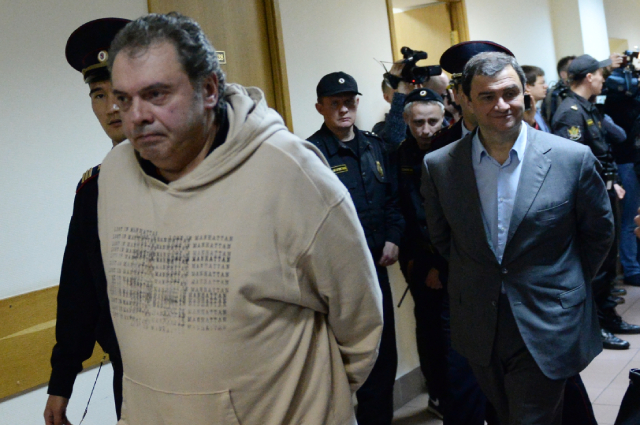 Борис Мазо после оглашения приговора в Дорогомиловском суде Москвы в 2017 году.