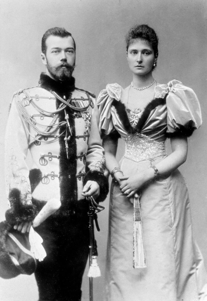 Император Николай II и императрица Александра Феодоровна. 1896 год
