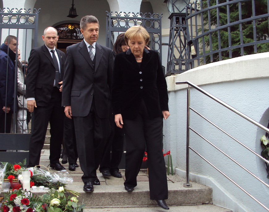 Ангела Меркель с мужем Иоахимом Зауэром.