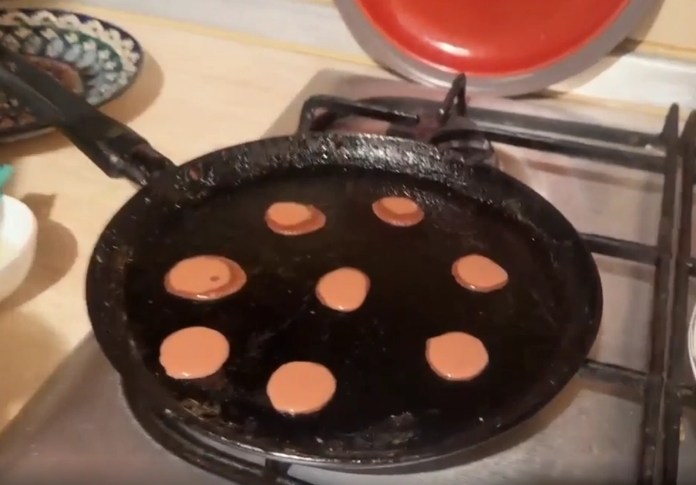 Получаются вот такие небольшие пятнышки.