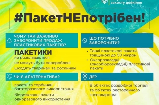 Минэкоэнерго планирует запретить использование пластиковых пакетов с 2021 года