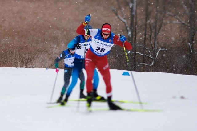 Денисов - сильнейший лыжник Алтайского края.