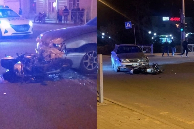 Кадры с места аварии.