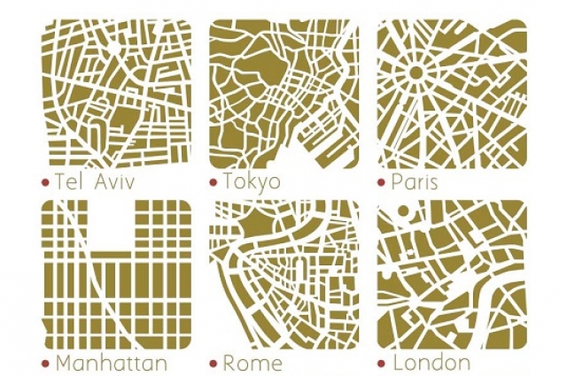 Дизайнер делает украшения в виде городских карт.