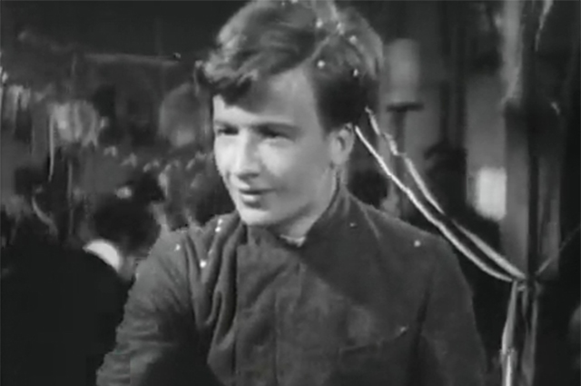 Алексей Консовский дебютировал в фильме «Последняя ночь», 1936 г.