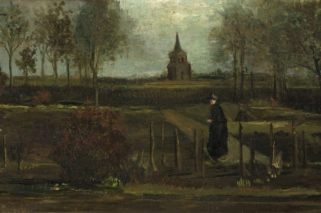 «Сад священника в Нюэнене, весна», Винсент Ван Гог.