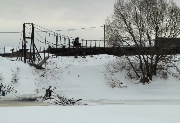 Пока неизвестно, когда точно доски на мост вернут.
