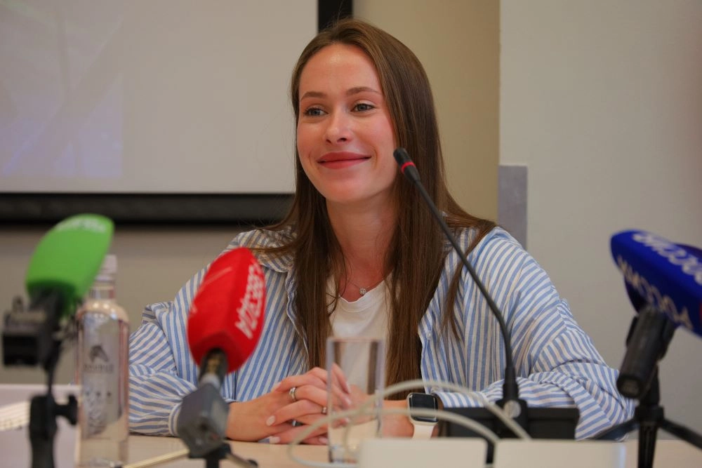 Член сборной России по лёгкой атлетике Полина Кнороз (прыжки с шестом).