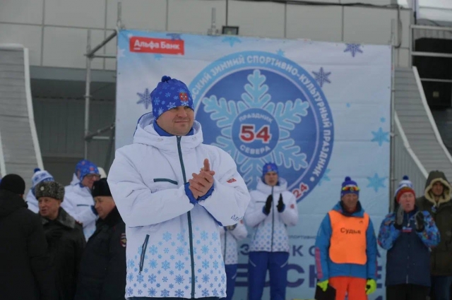 Виталий Хоценко посетил зимнюю спартакиаду.