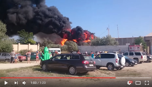 Пожар в Поповке