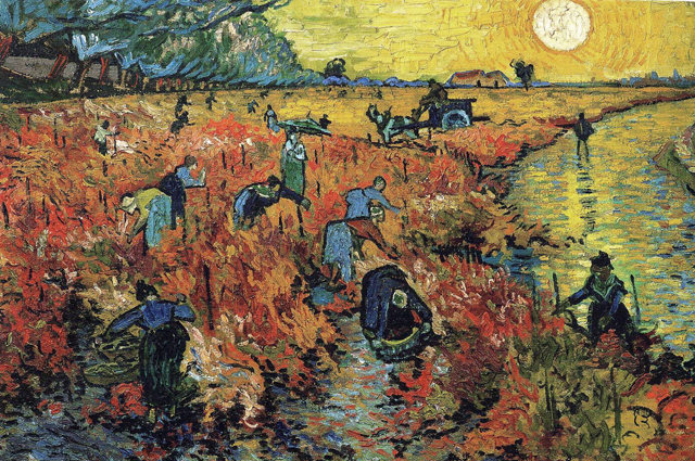 Винсент ван Гог. Красные виноградники в Арле. 1888