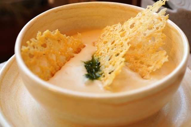 Крем-суп из костромского сыра