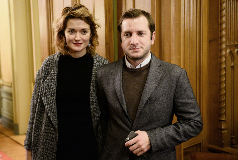 Надежда Михалкова с супругом Резо Гигинеишвили.