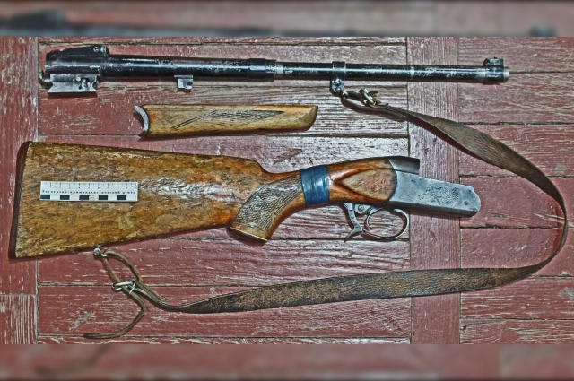 Улики: ружье, патроны