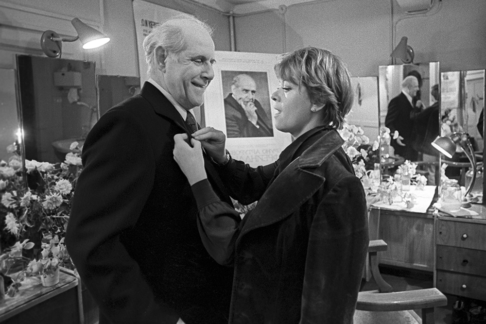 1985 год. Алиса Фрейндлих с отцом Бруно Фрейндлихом