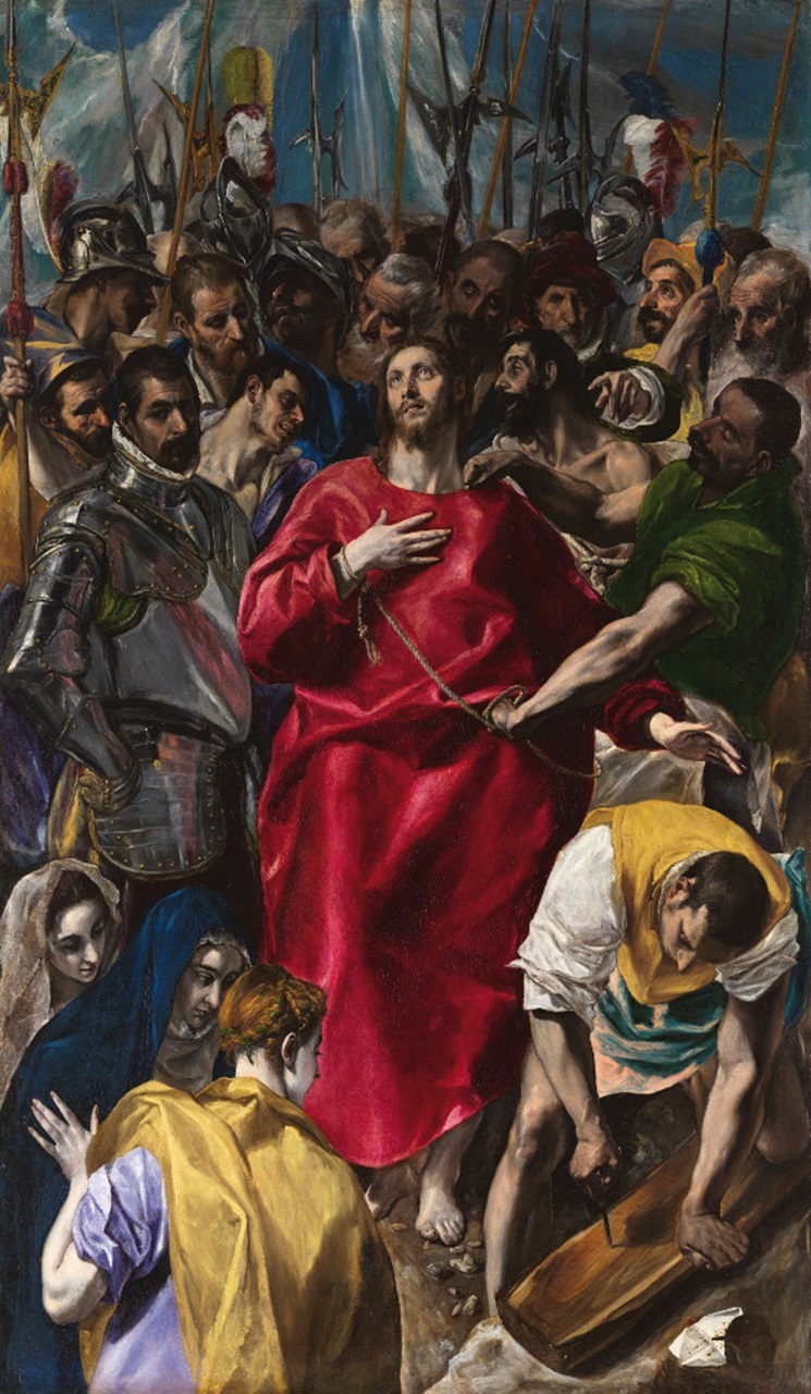 Эль Греко. Картина Совлечение одежд с Христа.