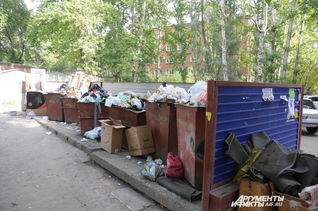 Количество контейнеров не влияет на качество их уборки.