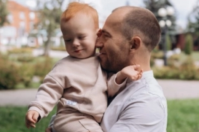 Дмитрий Селиванов с младшим сыном Русланом.