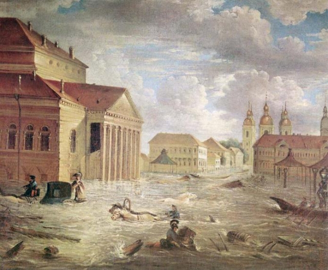 Наводнения происходят в Петербурге уже много веков.