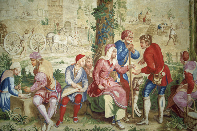 «Август» (из серии «Месяцы Луки»). 1737-1740 гг. Мануфактура гобеленов. Мастерская Мишеля Одрана.