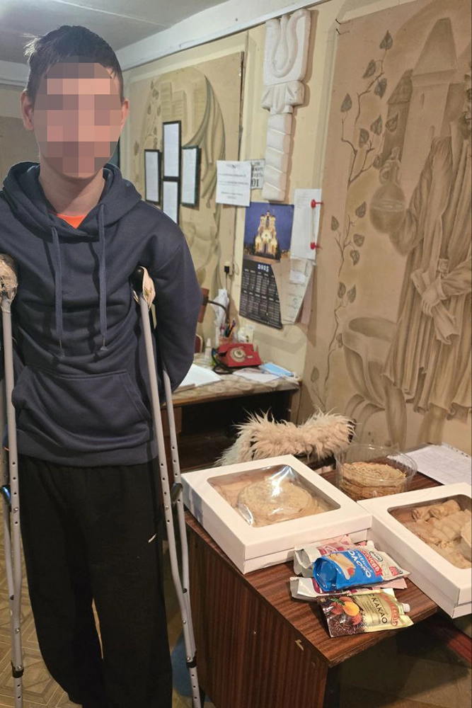 Сын Ксении Алексей.